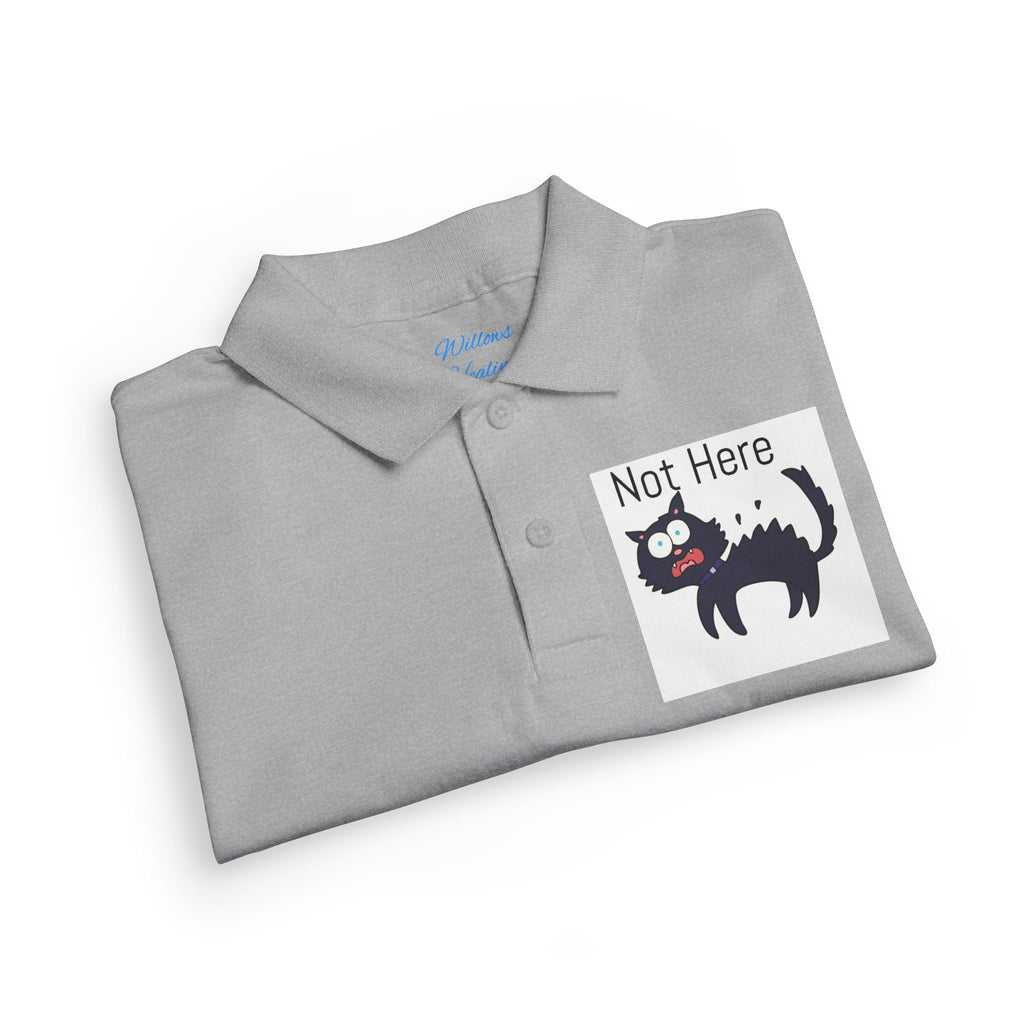 Youth Polo — "Monday.. NOPE" Skunk Graphic School Shirt