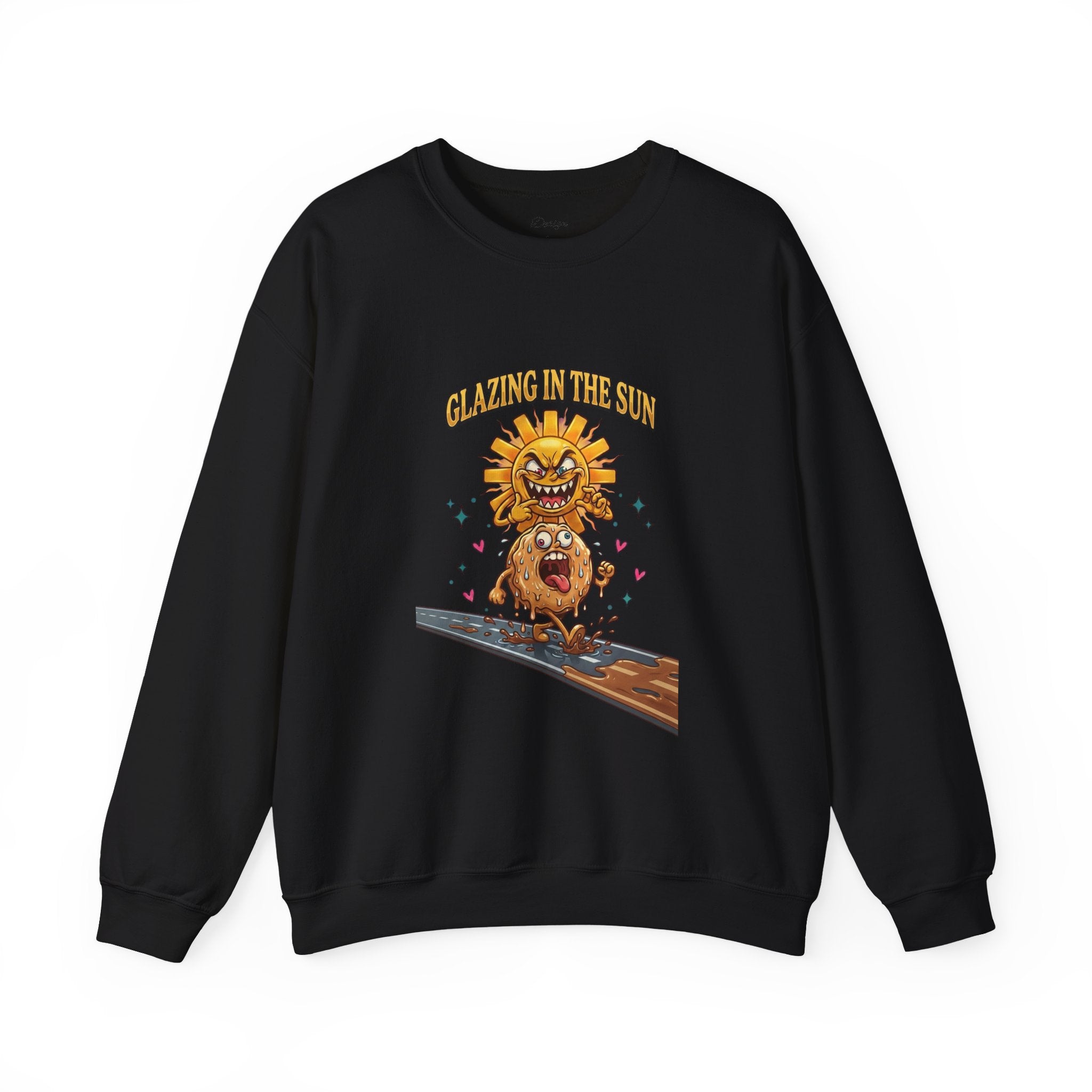 Glazin' in the Sun Sweatshirt | dilly dally, retro cartoon procrastination