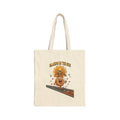 Dilly Dally Retro Sun Skate Slogan Tote | canvas tote, vintage cartoon