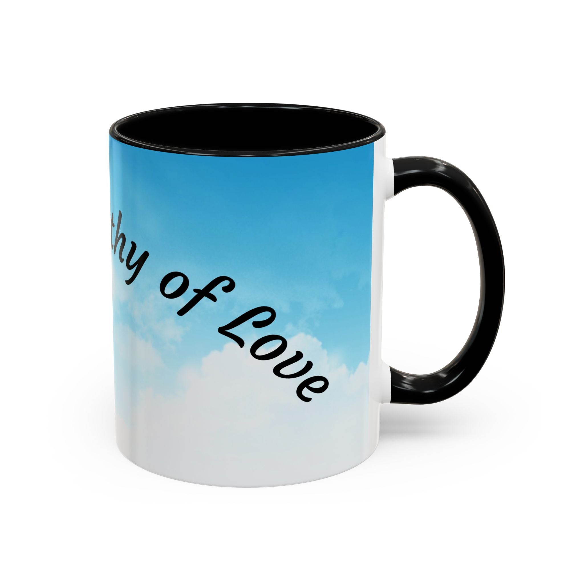 You Are Worthy | Accent Coffee Mug (11, 15oz)