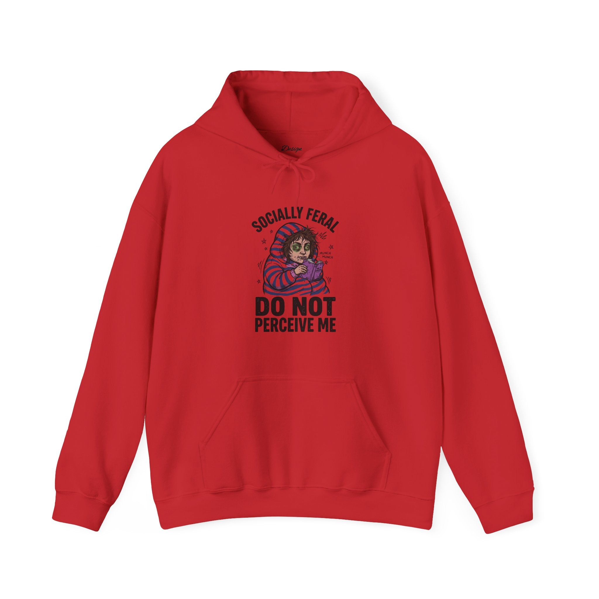 Socially Feral Cat Hoodie | Feral Era, Vintage Mascot Distressed Lettering