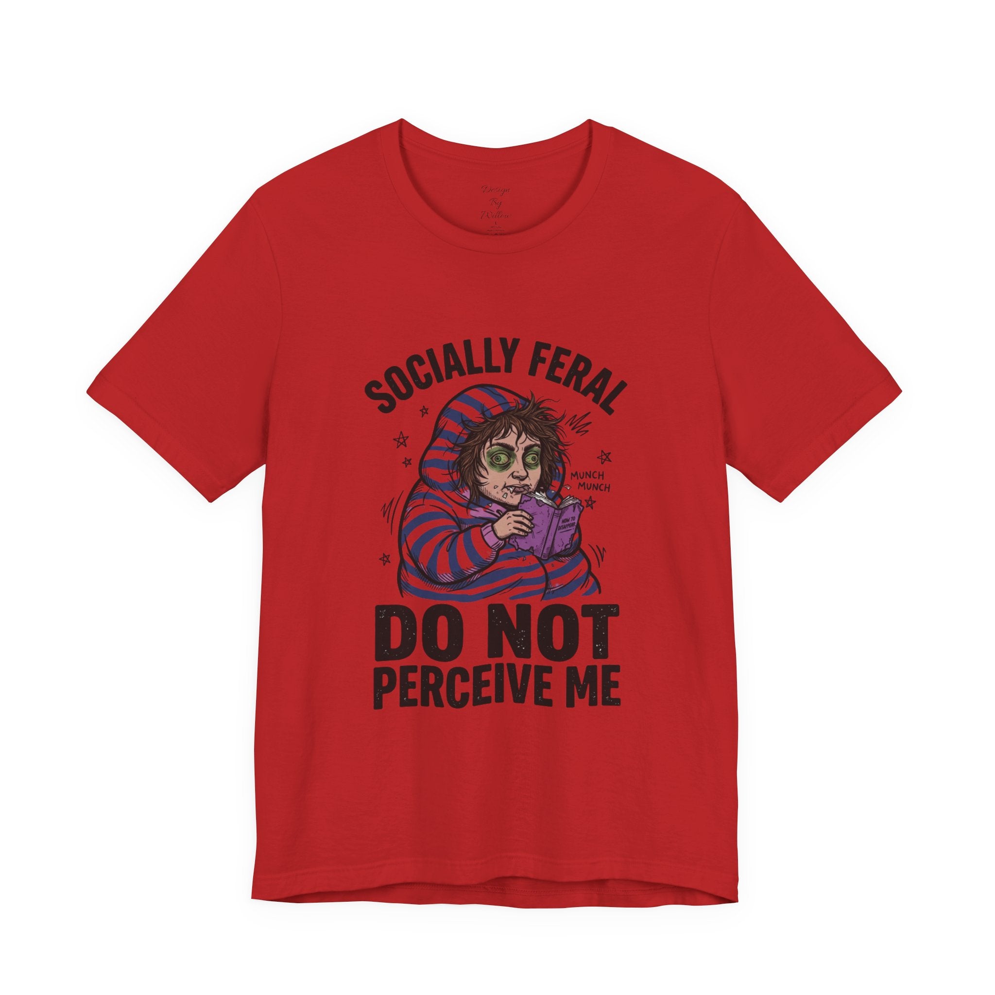 Socially Feral "Do Not Perceive Me" Tee | Feral Era vintage mascot typography