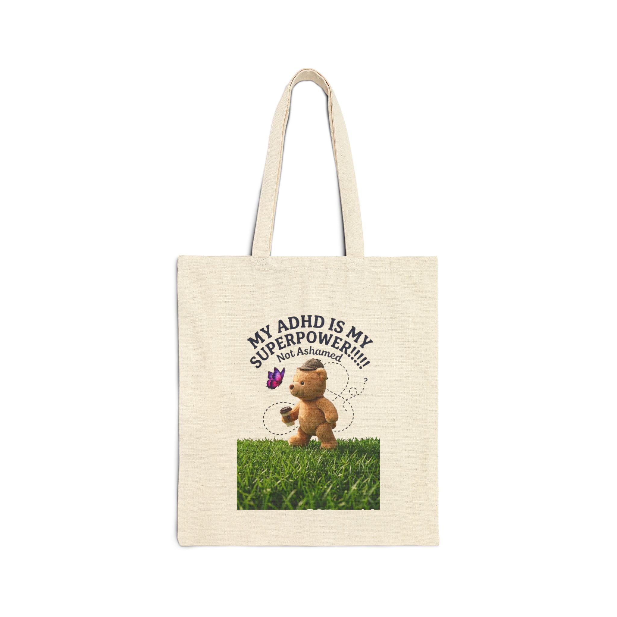 My ADHD Is My Superpower Tote | Dilly Dally, playful procrastination