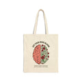 Let Your Mind Bloom Tote | Mental Health Awareness, Green Ribbon