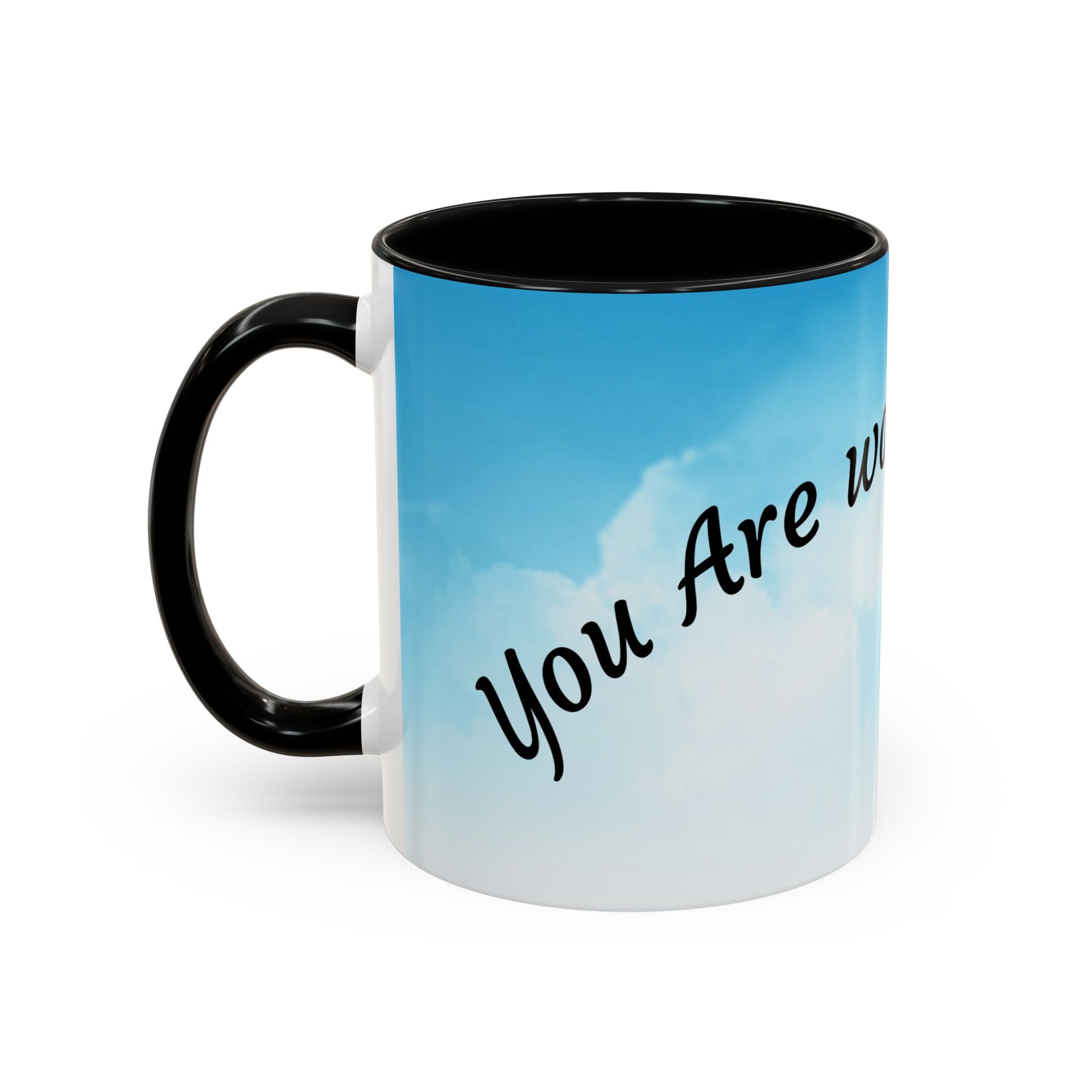 You Are Worthy | Accent Coffee Mug (11, 15oz)