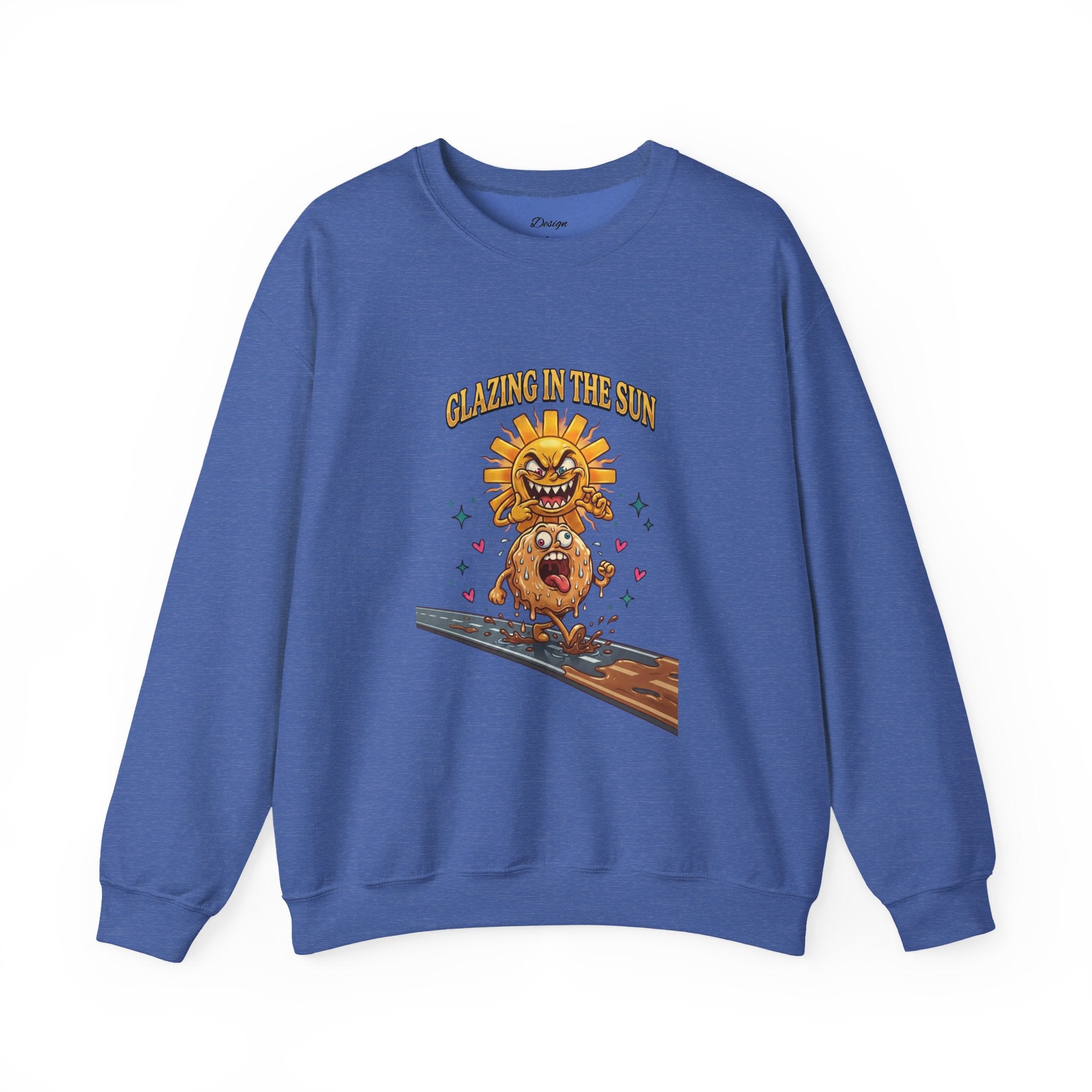 Glazin' in the Sun Sweatshirt | dilly dally, retro cartoon procrastination