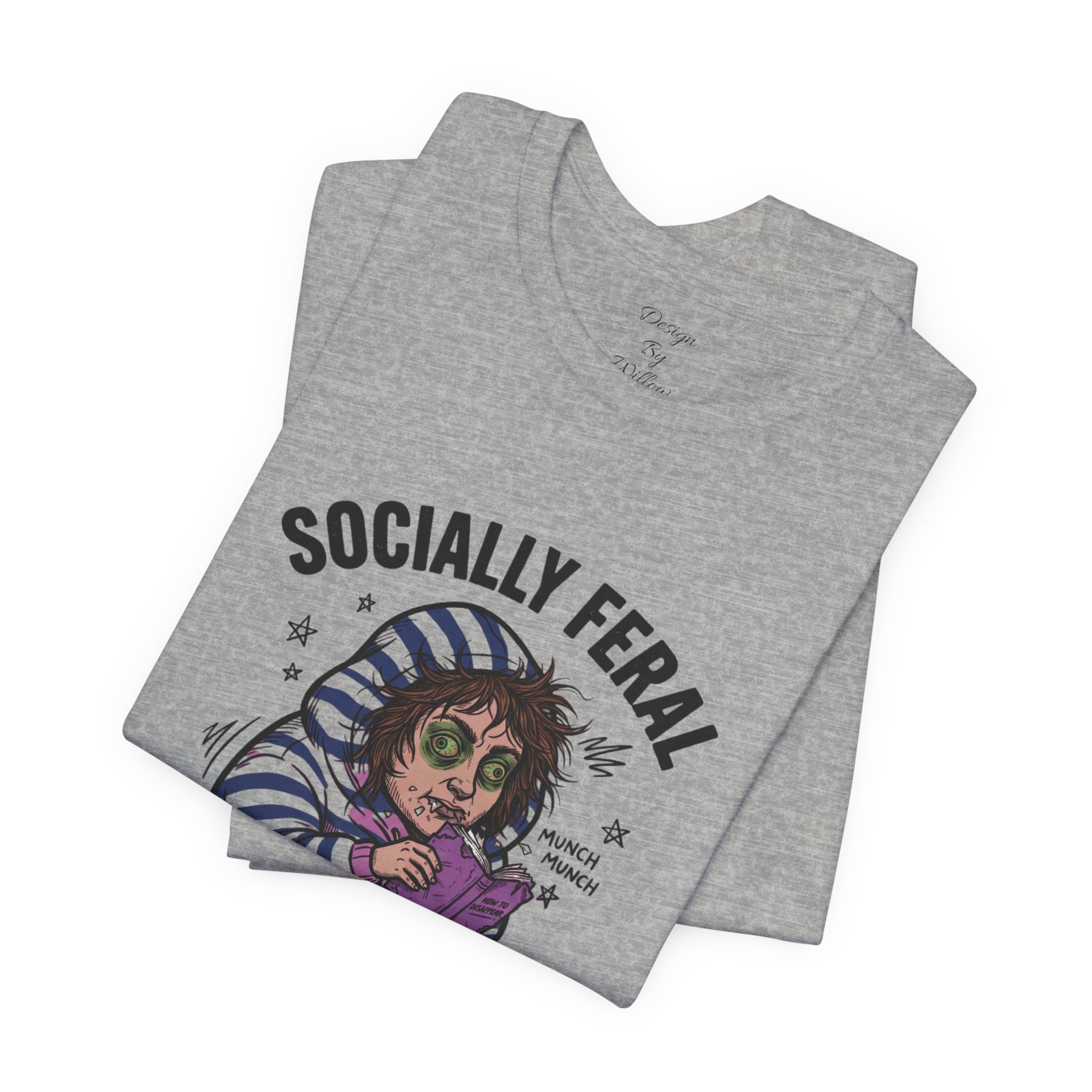 Socially Feral "Do Not Perceive Me" Tee | Feral Era vintage mascot typography