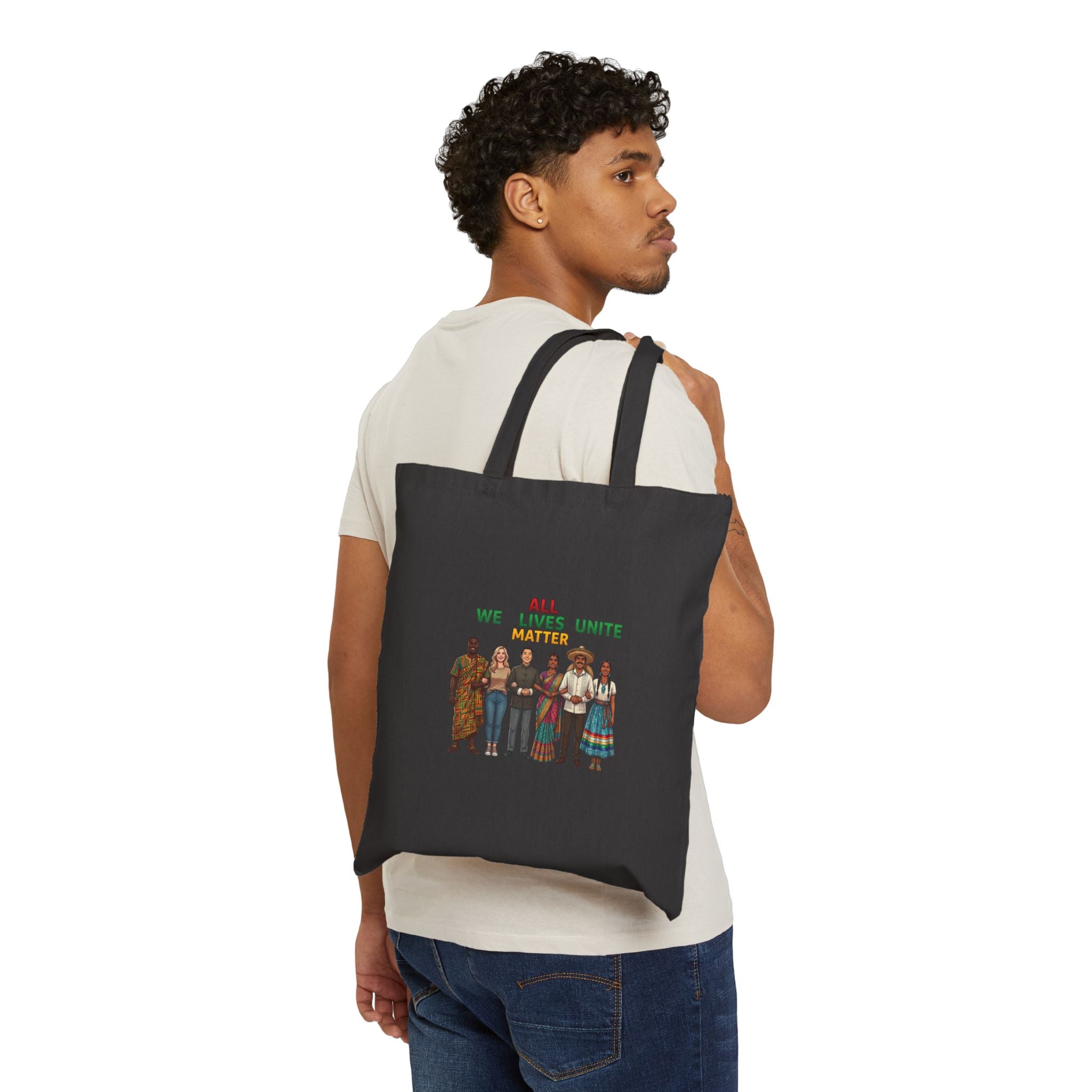 We All Lives Unite Matter Tote | Juneteenth Pan-African 1865 Freedom Design