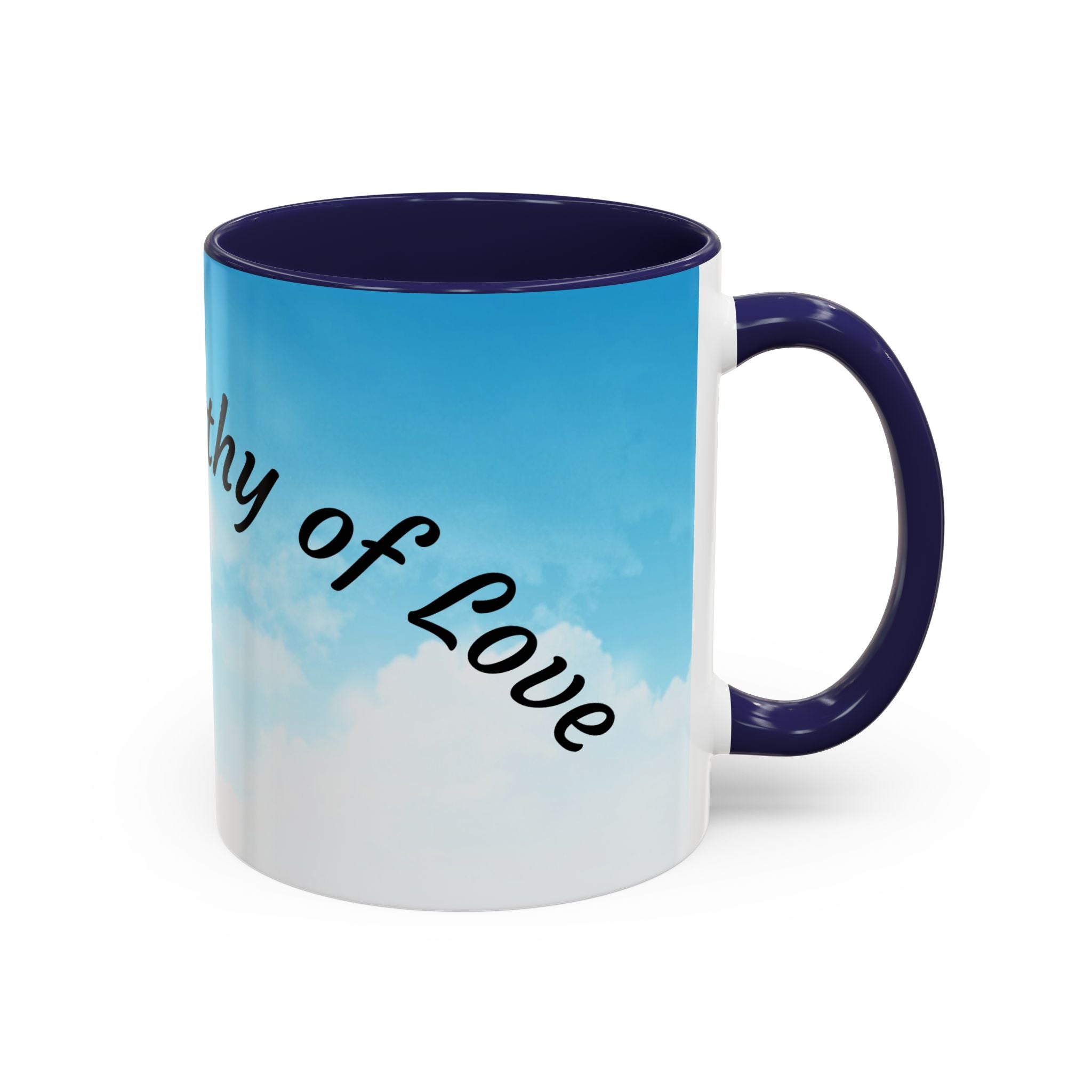You Are Worthy | Accent Coffee Mug (11, 15oz)