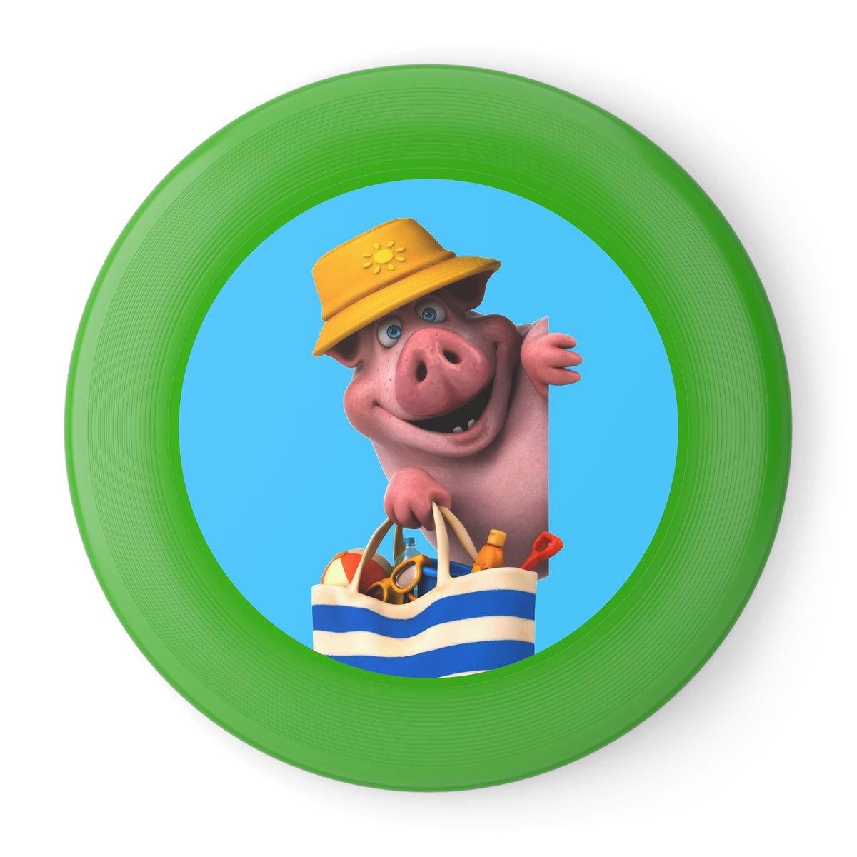 Beach Pig Frisbee — Cute Summer Toss Toy