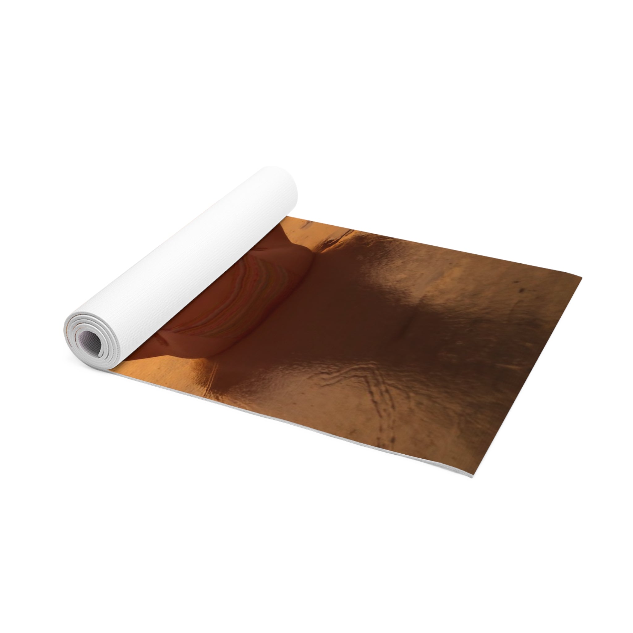 Sunset Beach Yoga Mat — Foam Mat with Meditative Silhouette