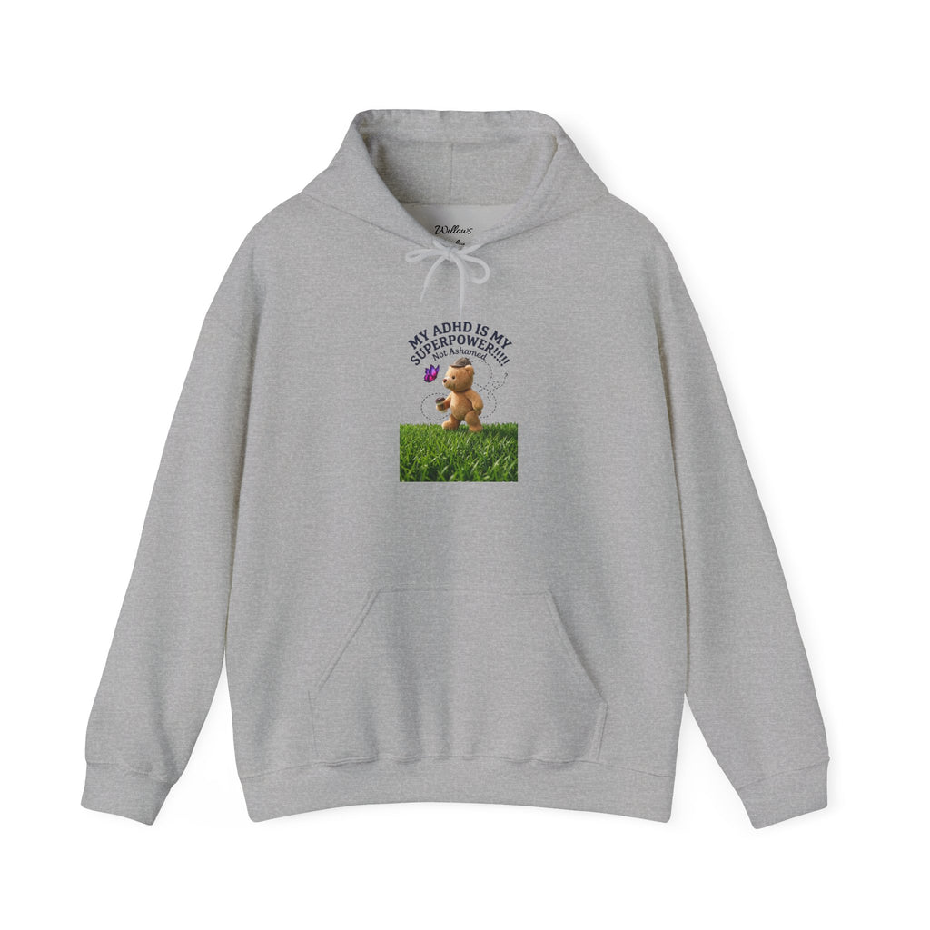 Dilly Dally Puppy Procrastination Hoodie | Retro cartoon, handwritten slogan