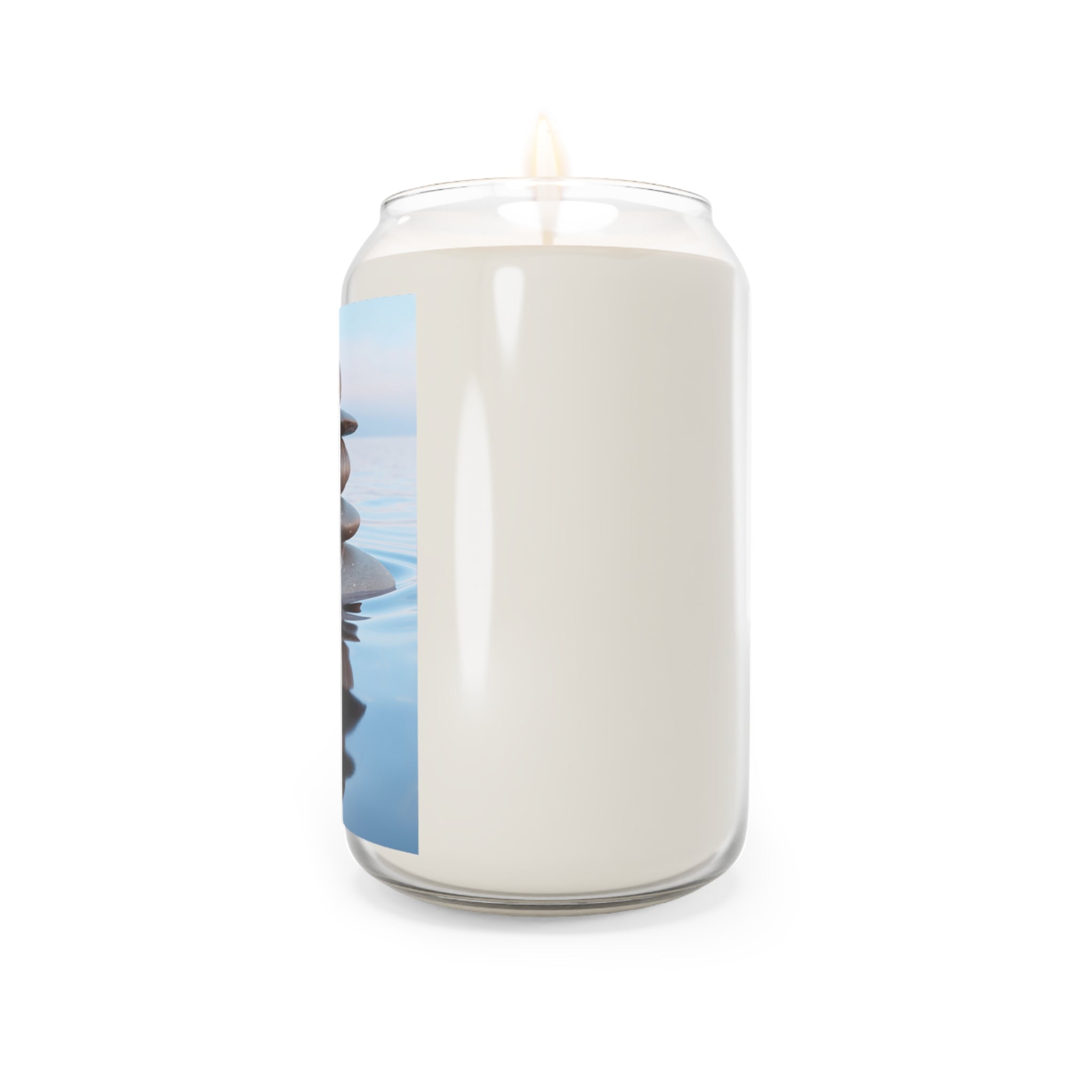 Relaxing Zen Stack Scented Soy Candle — 13.75oz ("Let yourself relax")