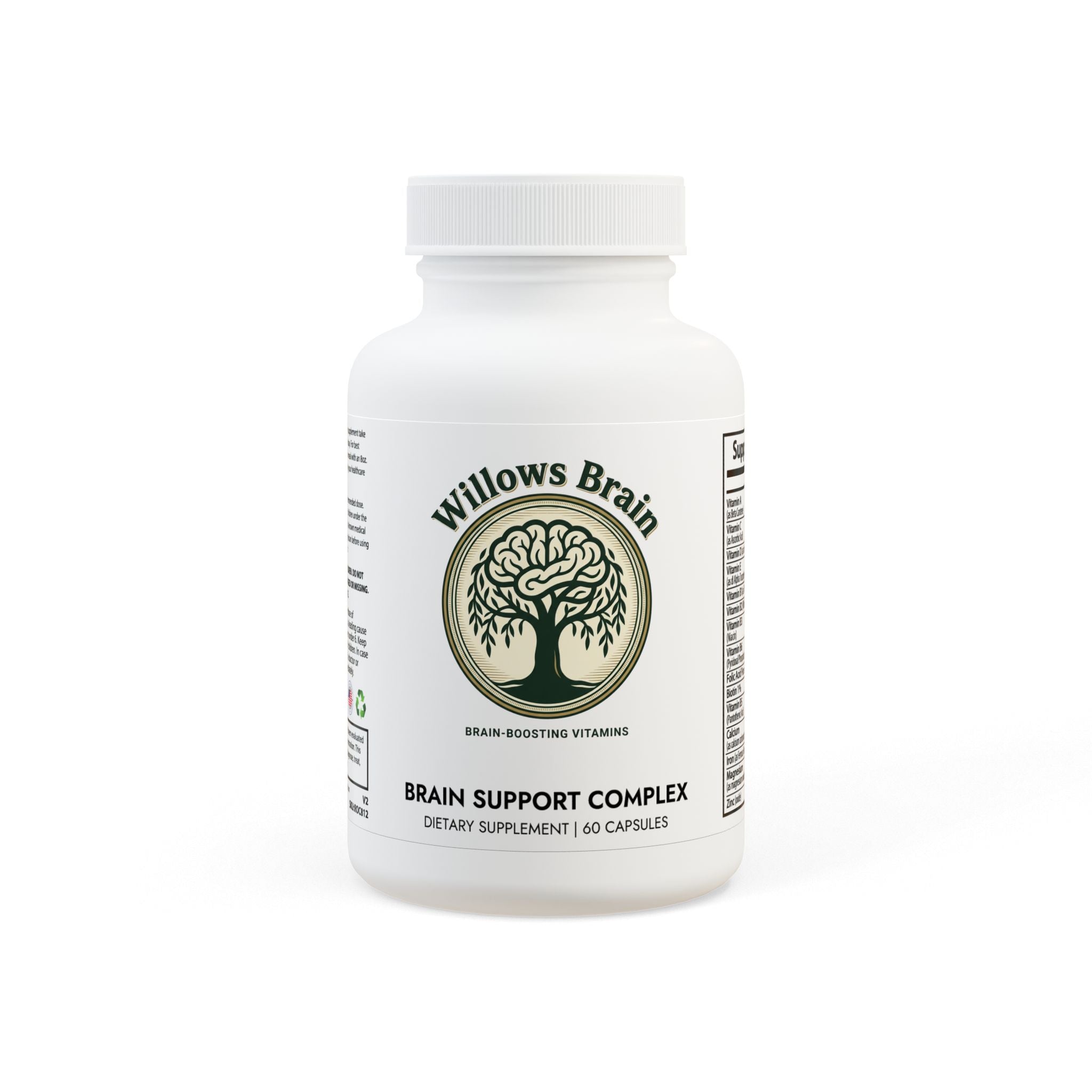 Willows' Brain Boosting Support Complex Supplement (60 Capsules)