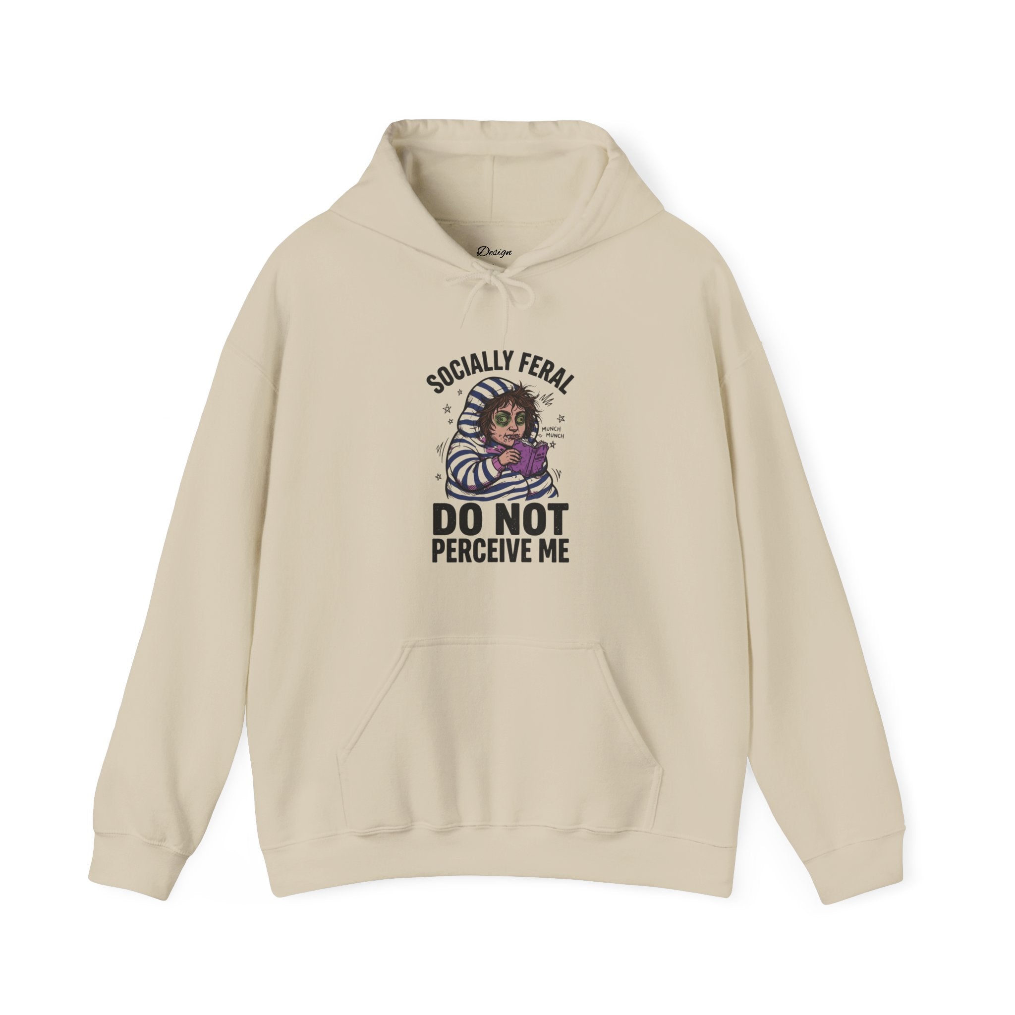 Socially Feral Cat Hoodie | Feral Era, Vintage Mascot Distressed Lettering