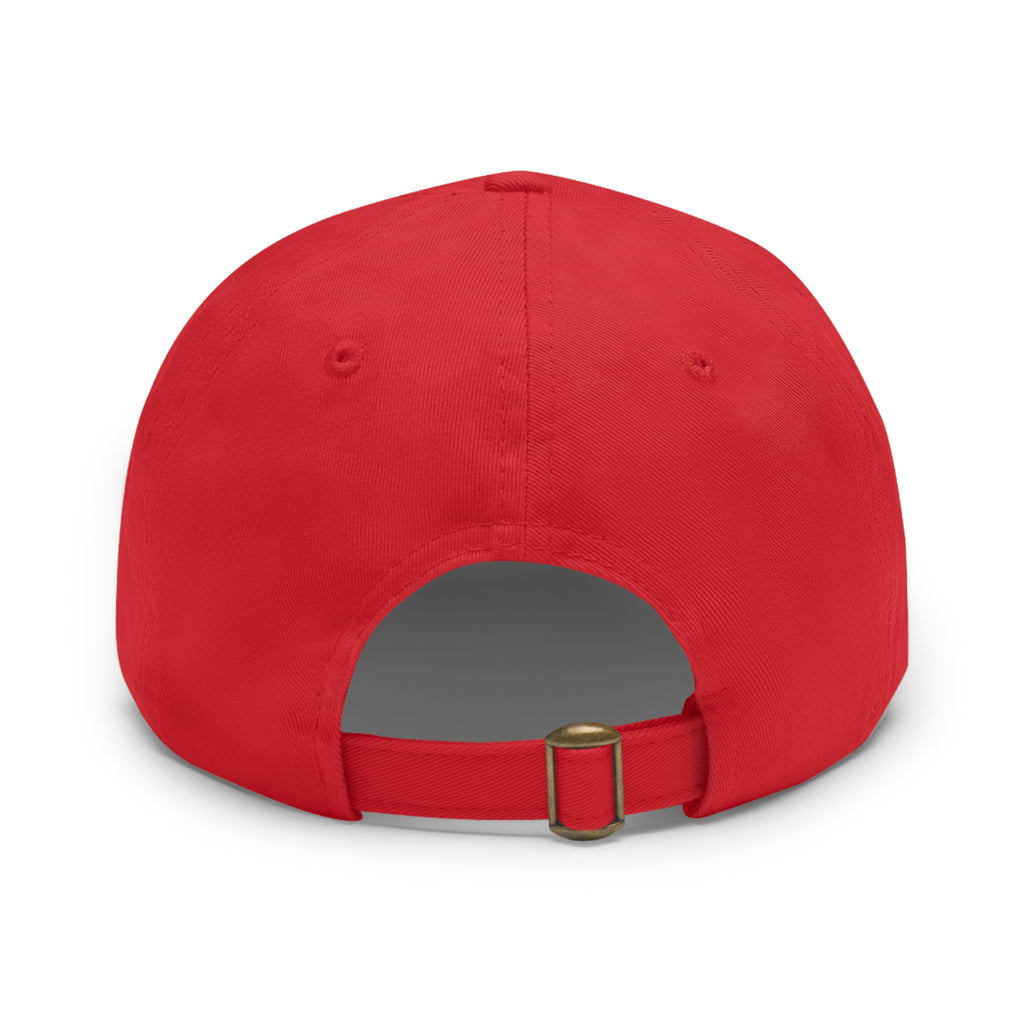 Dad Hat — 'Glazing in the Sun' Leather Patch Baseball Cap