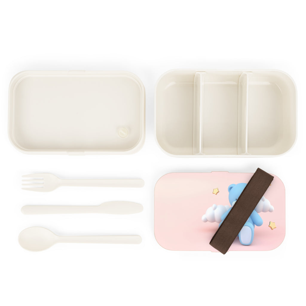Baby Bear Bento Lunch Box — Cute Blue Teddy Design for Kids & New Parents