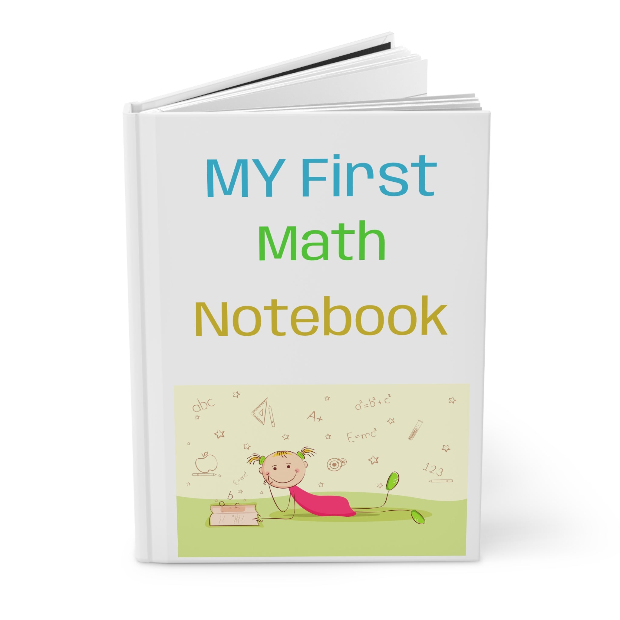My First Math Notebook — Hardcover Journal for Kids
