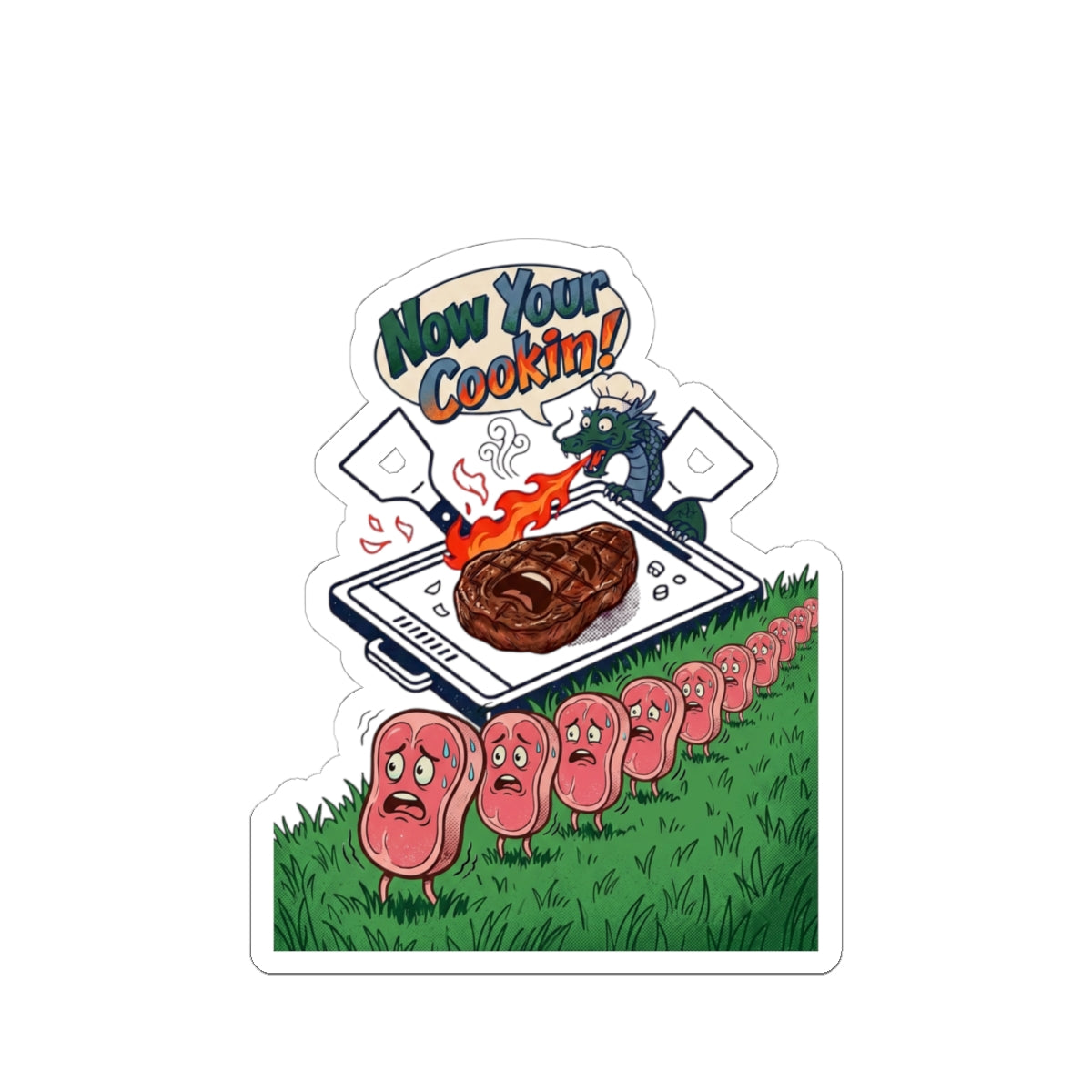 Now Your Cookin' Sticker | Japanese Streetwear, Manga Kawaii Food Art