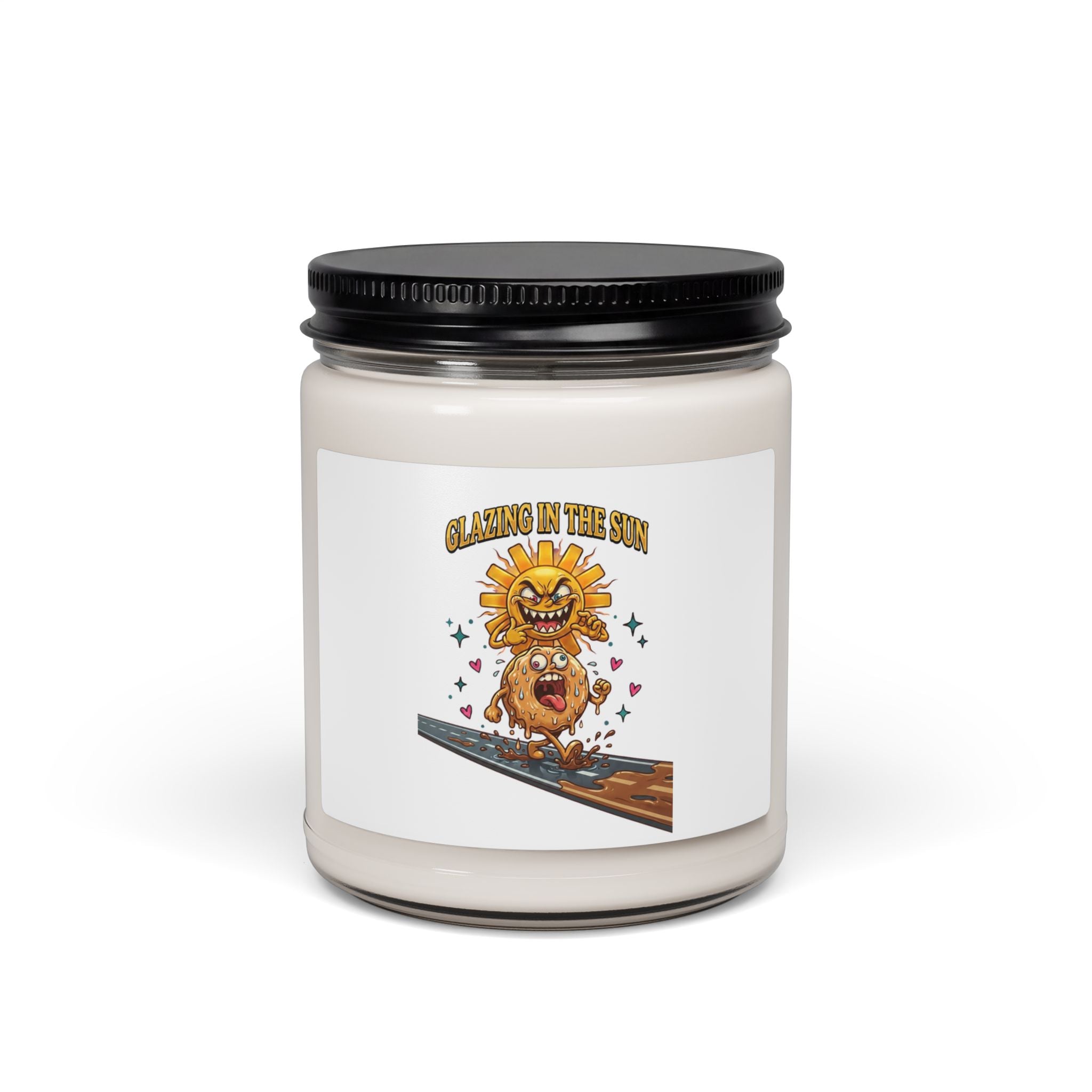Dilly Dally Sunflower Sticker Candle | Scented Soy Candle