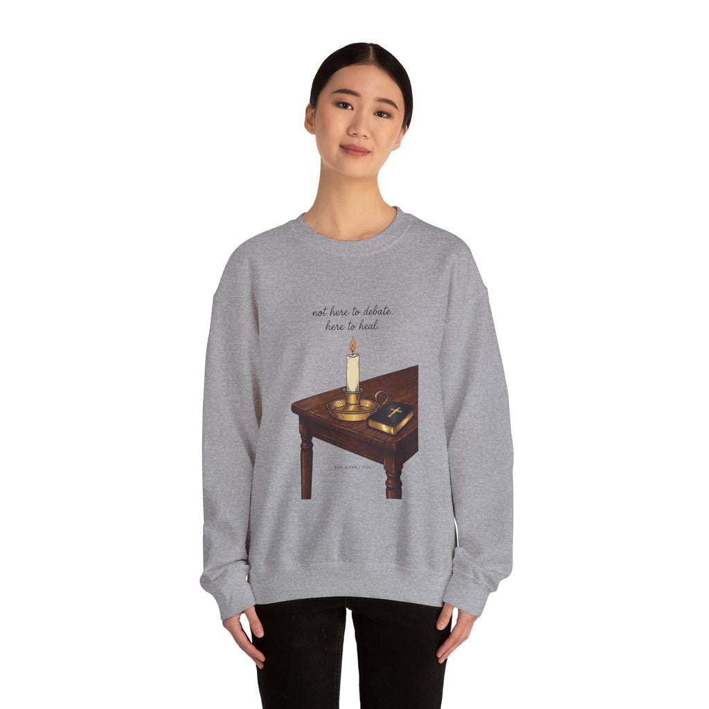 Blessed Are the Peacemakers Sweatshirt | Team Leo, Pope Statement Graphics