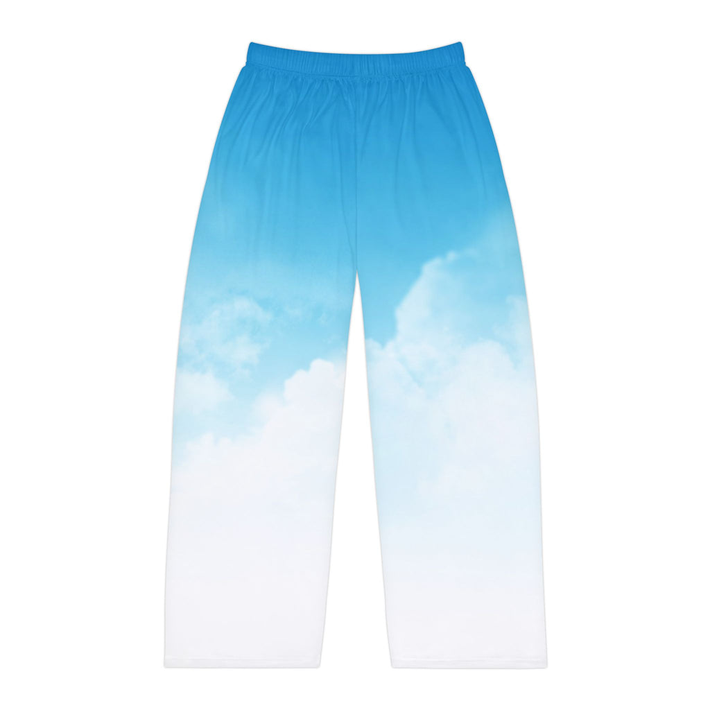 Cloud Print Pajama Pants — Men's Soft Sky Lounge Pants
