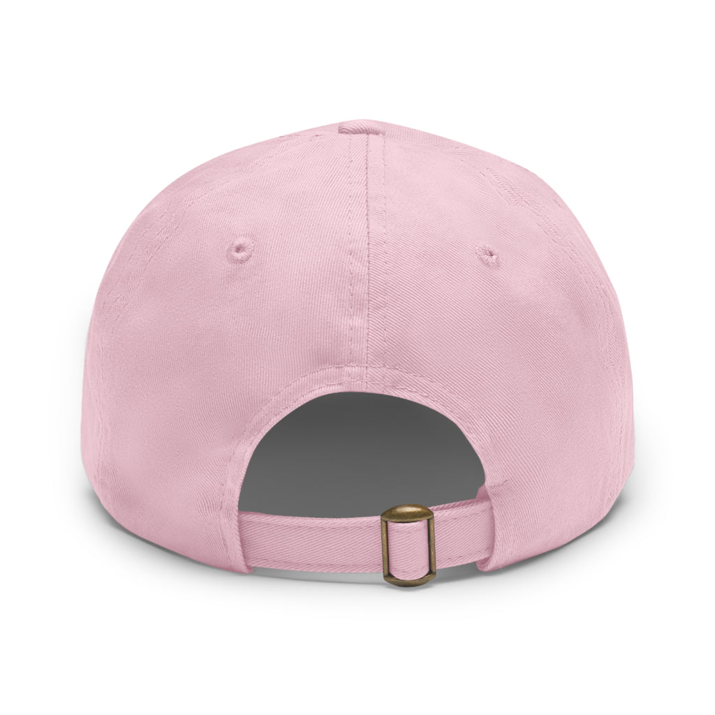 Dad Hat — 'Glazing in the Sun' Leather Patch Baseball Cap