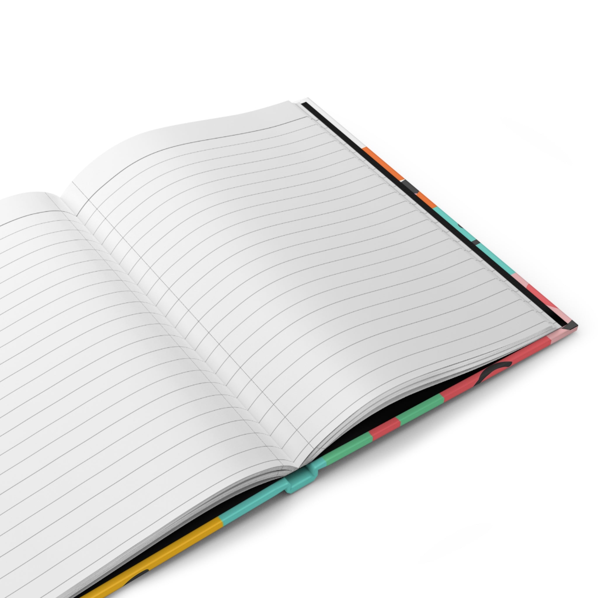 Emoji Faces Hardcover Journal — Colorful Mood Tracker Notebook for Kids & Teens