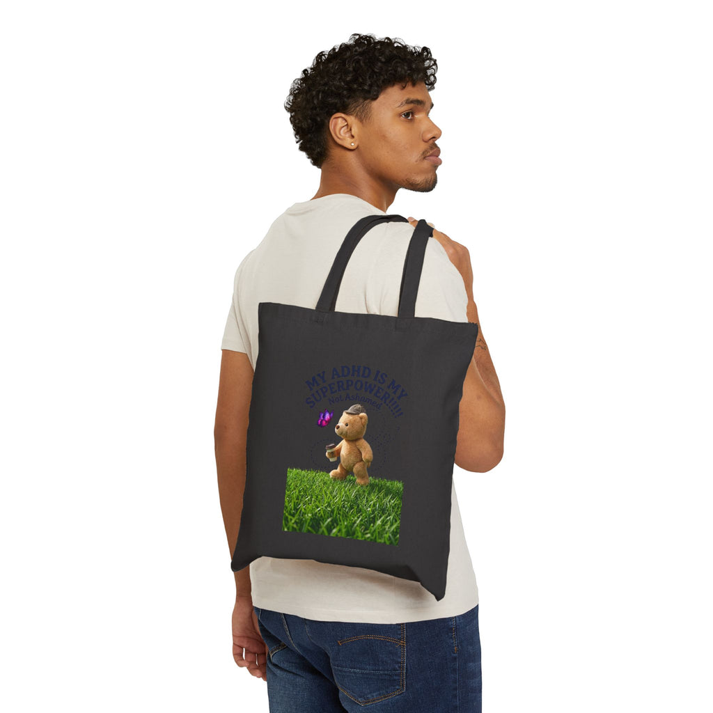 My ADHD Is My Superpower Tote | Dilly Dally, playful procrastination
